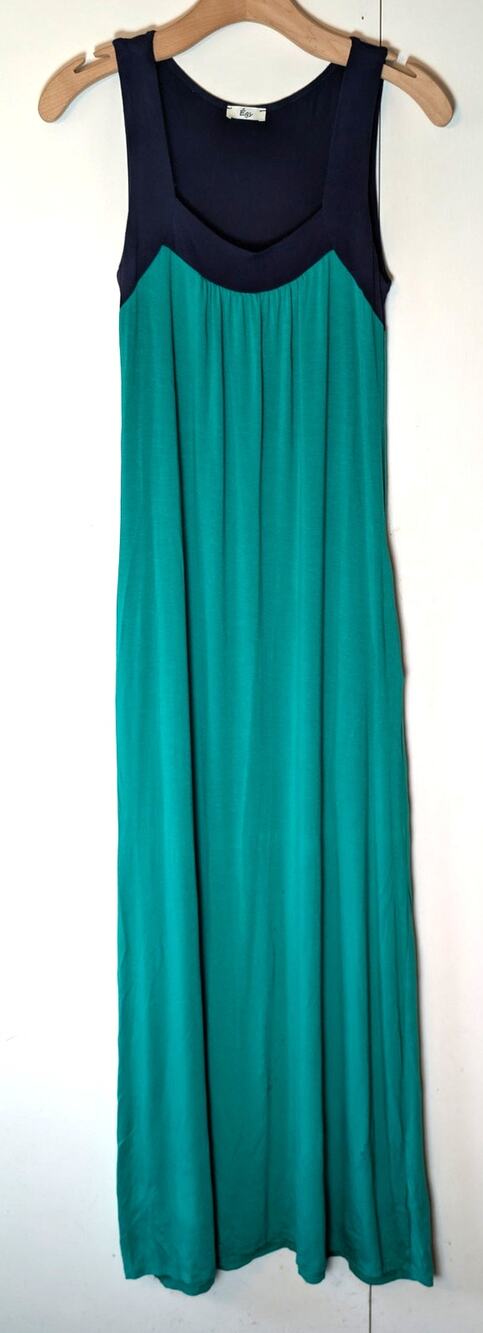Egy Green & Blue Maxi Dress Small
